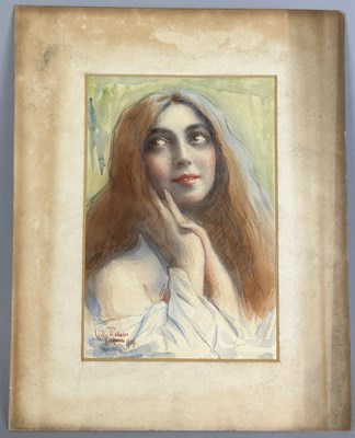 Lot 338 - WILLIAM MALHERBE (FRENCH 1884-1951): A PASTEL...