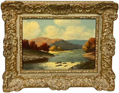 Lot 428 - GUY TRENT (CANADIAN, 20TH CENTURY): AN OIL...