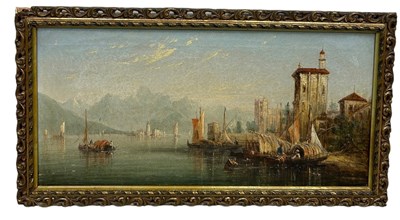 Lot 429 - GEORGE STANTON STANFIELD: AN OIL PAINTING ON...