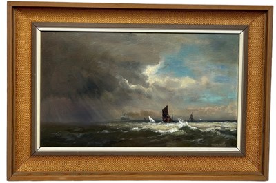 Lot 430 - KENNETH DENTON (BRITISH B.1932): AN OIL...