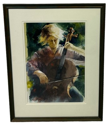 Lot 444 - JOHN LIDZEY (BRITISH 1935-2009): A WATERCOLOUR...