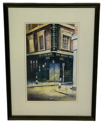 Lot 445 - JOHN LIDZEY (BRITISH 1935-2009): A WATERCOLOUR...