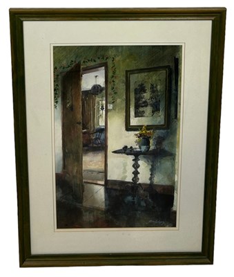 Lot 447 - JOHN LIDZEY (BRITISH 1935-2009): A WATERCOLOUR...