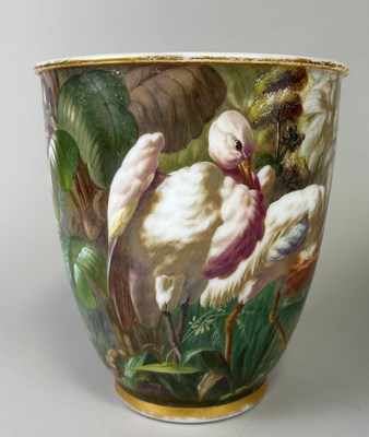 Lot 584A - A LARGE PORCELAIN VASE IN THE MEISSEN STYLE,...