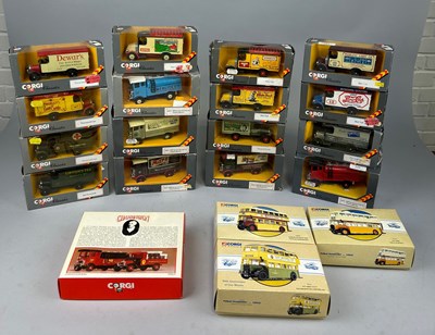 Lot 619 - A COLLECTION OF 16 BOXED CORGI TRUCKS, THREE...