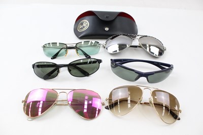 Lot 685 - FIVE RAYBAN DESIGNER SUNGLASSES INCLUDING SOME...