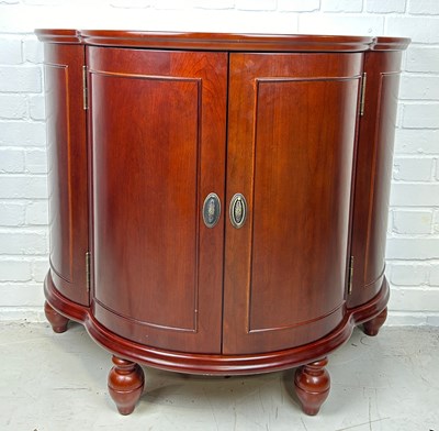 Lot 740 - BOMBAY FURNITURE: A REPRODUCTION MAHOGANY BAR,...