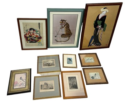 Lot 776 - A COLLECTION OF PRINTS, TO INCLUDE A MODERN...