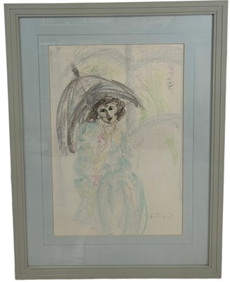 Lot 788 - TOM MERRIFIELD (B.1933-2021): A LARGE PASTEL...