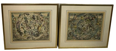 Lot 797 - AFTER ANDREAS CELLARIUS: TWO PRINTS DEPICTING...