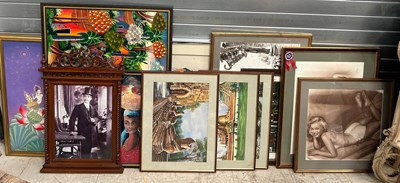 Lot 813 - A LARGE COLLECTION OF PICTURES, INCLUDING OILS,...