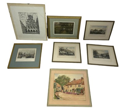 Lot 814 - A GROUP OF DECORATIVE PICTURES TO INCLUDE...