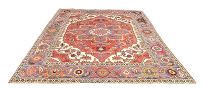 Lot 849 - A LARGE PERSIAN DESIGN CARPET,

400cm x 315cm