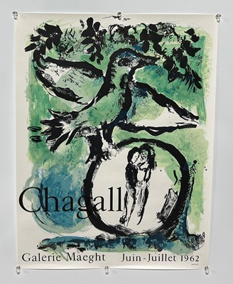 Lot 4 - MARK CHAGALL: 'GALERIE MAEGHT' POSTER,...