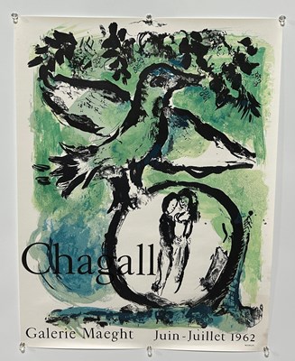 Lot 5 - MARK CHAGALL: 'GALERIE MAEGHT' POSTER,...