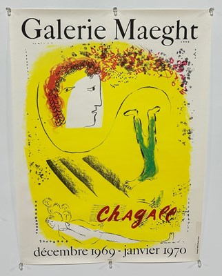 Lot 6 - MARK CHAGALL: 'GALERIE MAEGHT' POSTER, 1962,...