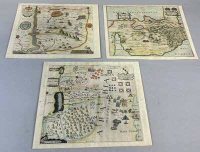 Lot 19 - HOLY LAND: THOMAS FULLER: THREE HAND COLOURED...