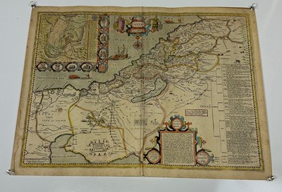 Lot 40 - HOLY LAND: JOHN SPEEDE: A HAND COLOURED MAP OF...