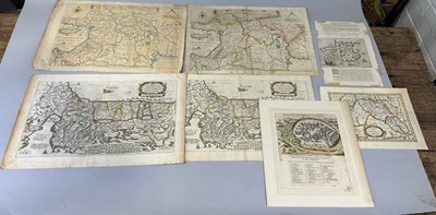 Lot 47 - HOLY LAND: A COLLECTION OF SEVEN COLOURED MAPS...