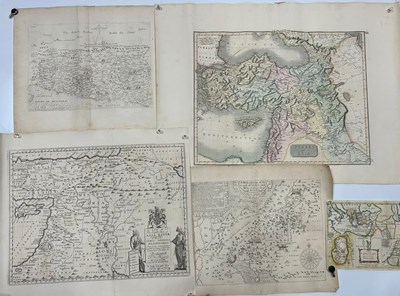 Lot 48 - A COLLECTION OF ANTIQUE MAPS, MOSTLY HOLY LAND...