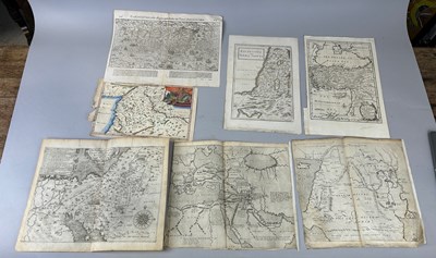 Lot 51 - A COLLECTION OF SIX BLACK AND WHITE MAPS...