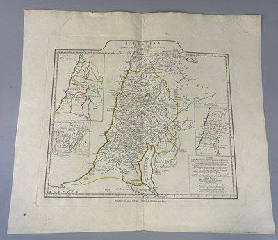 Lot 52 - LAURIE AND WHITTLE: A MAP OF PALESTINE PRINTED...