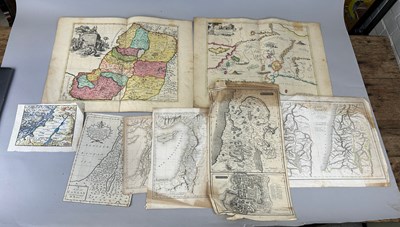 Lot 53 - A LARGE COLLECTION OF MAPS TO INCLUDE SOME...