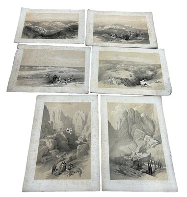 Lot 55 - AFTER DAVID ROBERTS: SIX PRINTS PUBLISHED F.G....