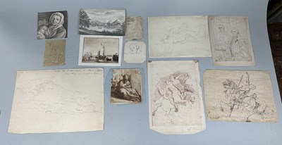 Lot 545 - A TWELVE COLLECTION OF OLD MASTER STYLE DRAWINGS (12)