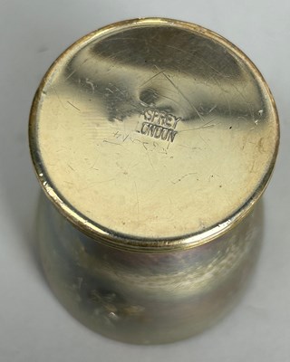 Lot 94 - A SILVER TROPHY CUP ALONG WITH A PAIR OF SALTS,...