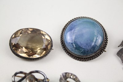 Lot 230 - COLLECTION OF ANTIQUE SCOTTISH SILVER BROOCHES...