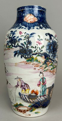 Lot 254 - A 19TH CENTURY CHINESE VASE DECORATED WITH...