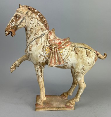 Lot 274 - A CHINESE TANG STYLE TERRACOTTA HORSE...