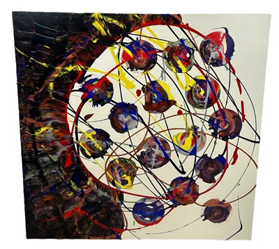 Lot 341 - KEVIN SHARKEY (IRISH B.1961): A LARGE ABSTRACT...