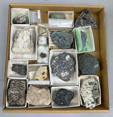 Lot 412 - A PRIVATE BRITISH COLLECTION OF MINERALS

A...