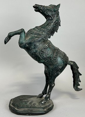 Lot 439 - A LARGE ARCHAISTIC STYLE BRONZE OR METAL...