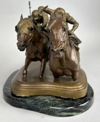 Lot 442 - ELIZABETH GUARISCO (AMERICAN B.1955): A BRONZE...