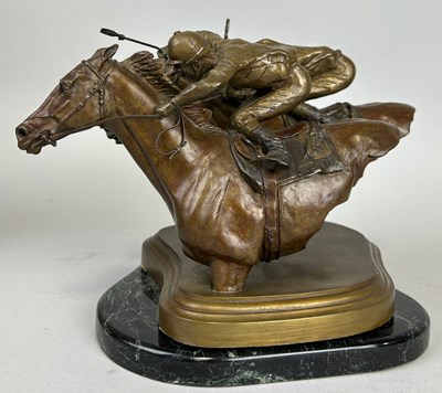 Lot 442 - ELIZABETH GUARISCO (AMERICAN B.1955): A BRONZE...