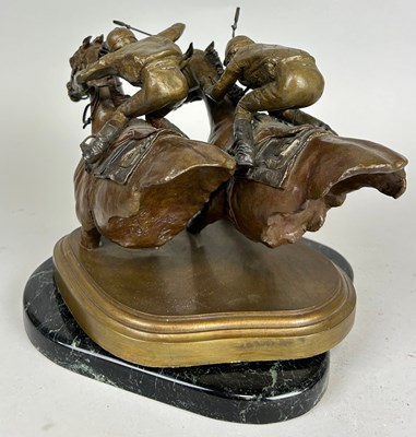 Lot 442 - ELIZABETH GUARISCO (AMERICAN B.1955): A BRONZE...