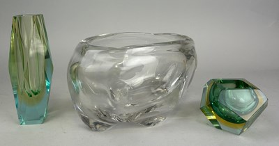 Lot 452 - THREE MURANO GLASSWARE TO INCLUDE TWO...