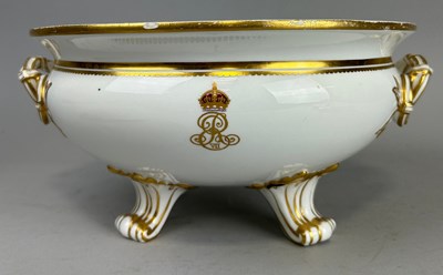 Lot 483 - ROYAL INTEREST: ROYAL CROWN DERBY: A WHITE...