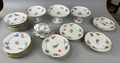 Lot 485 - A COLLECTION OF ENGLISH GILT CHINA DECORATED...