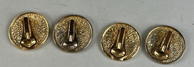 Lot 696 - TWO PAIRS OF CHANEL RUE CAMBON VINTAGE EARRINGS