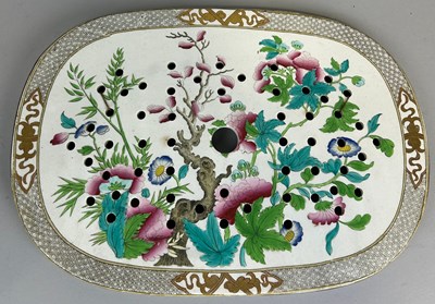 Lot 622 - MASONS IRONSTONE CHINOISERIE CERAMIC PLAQUE,...