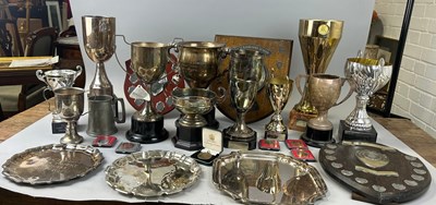 Lot 637 - A COLLECTION OF LONDON UNIVERSITY TROPHY'S,...