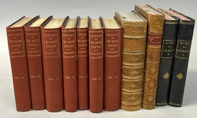 Lot 648 - A COLLECTION OF LEATHER AND CLOTH BOUND BOOKS...