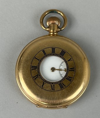 Lot 682 - AN ENGLISH MADE NIRVANA GOLD PLATED POCKET...