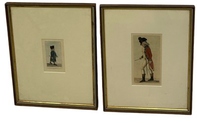 Lot 697 - A PAIR OT 18TH CENTURY ENGRAVINGS BY KAY,...