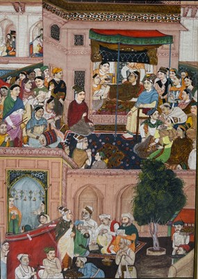 Lot 702 - A BIRTH OF JAHANGIR, IRSHAD UL HUQ, 

26cm x...