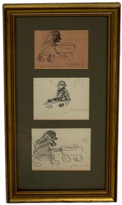 Lot 707 - AFTER L.S. LOWRY RA: A SET OF THREE PRINTS...